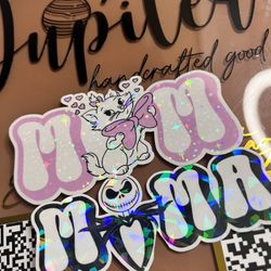 Mothers Day Gifts, Disney Mothers Day, Custom Holographic Stickers 