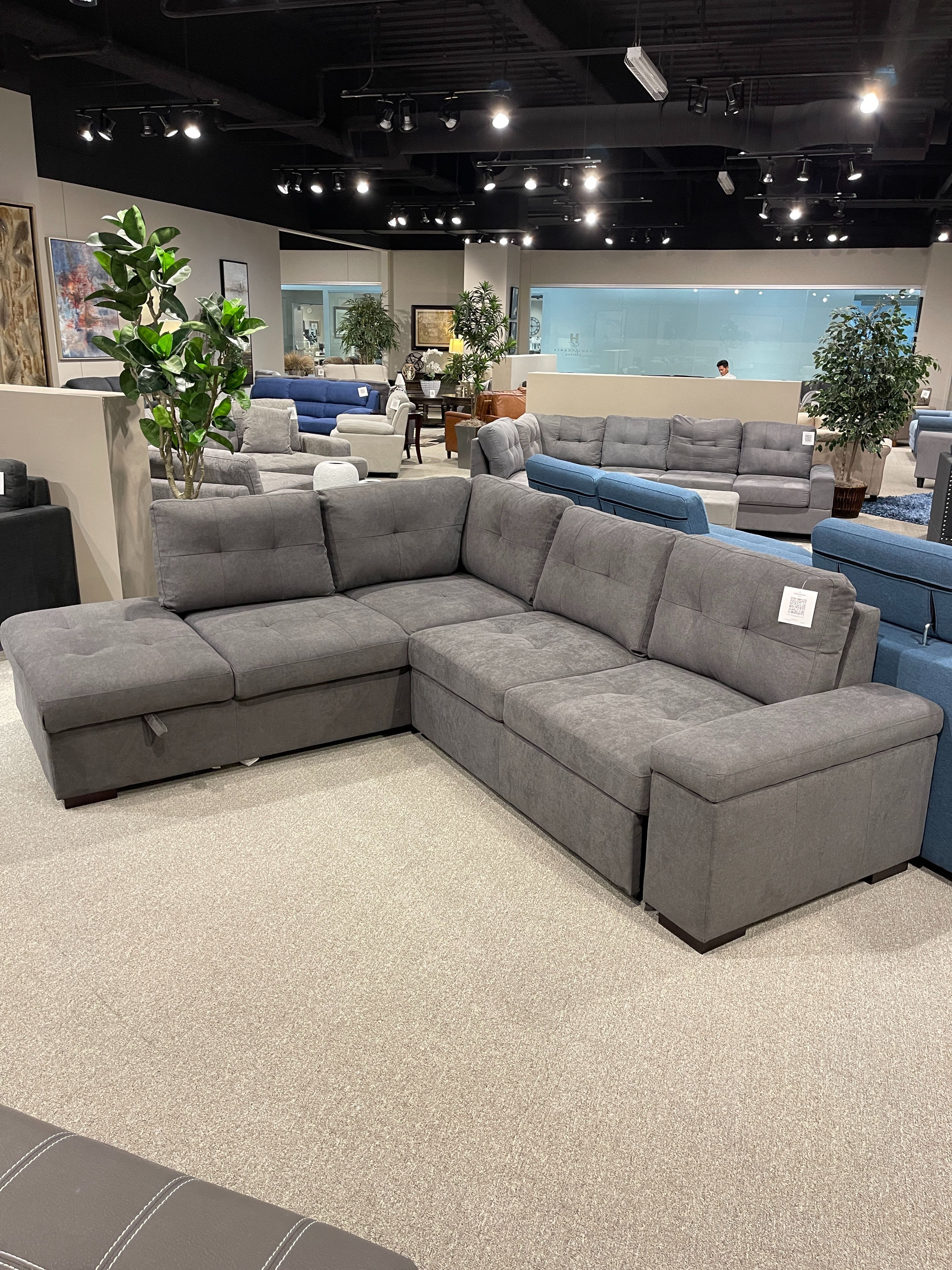 2 Piece Sectional Pull Out Bed