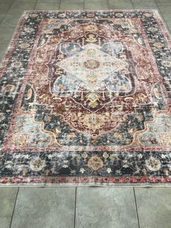 Soft 8x10 washable area. Rug