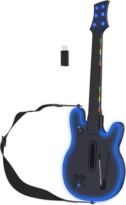 JJDWIN Wireless Guitar Hero Controller for PS4/PS3/PC #2113T Y2