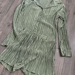 Women’s Green Two Piece Set