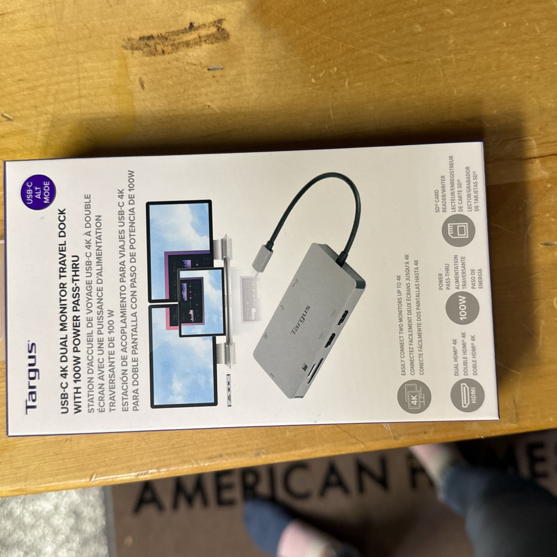 Targus Dual Monitor Travel Dock