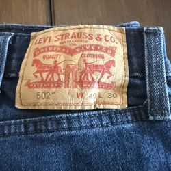 Levi 502 W40 L30
