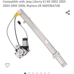 748-569 Rear Left Driver Side Power Window Lift Regulator and Motor Assembly Compatible with Jeep Liberty


