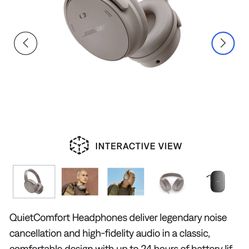 Bose Quite Comfort Headphones