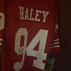 Charles Haley 49ers Auto 