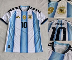 ⚽🔥 Jersey Argentina Messi #10 Edición Campeón del Mundo 🔥⚽