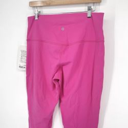 Lululemon Sonic Pink Align Leggings With Pockets NWT SIze 14 Sold Out Color!!!