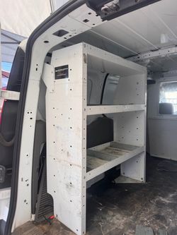 Shelving for cargo vans Ford connect, RamProMaster Heavy Duty Metal Cabinet for work van Organizer
