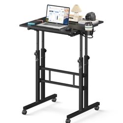 New Small Standing Desk with Wheels
