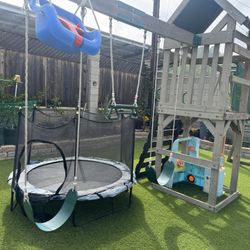 Kids Play Structure/swing Set FREE