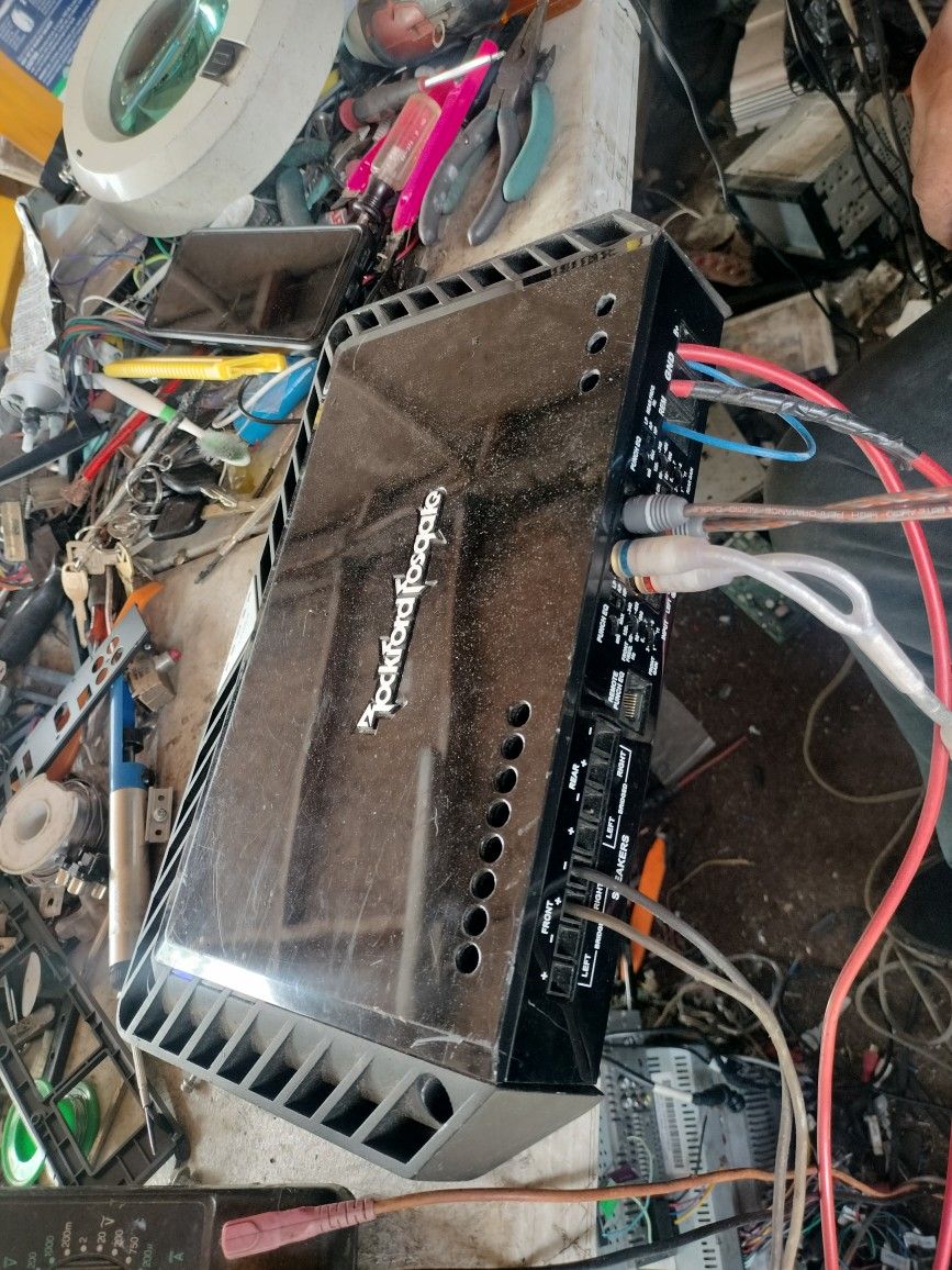 Rockford Fosgate Amp 400x4 Trbaja Al 💯