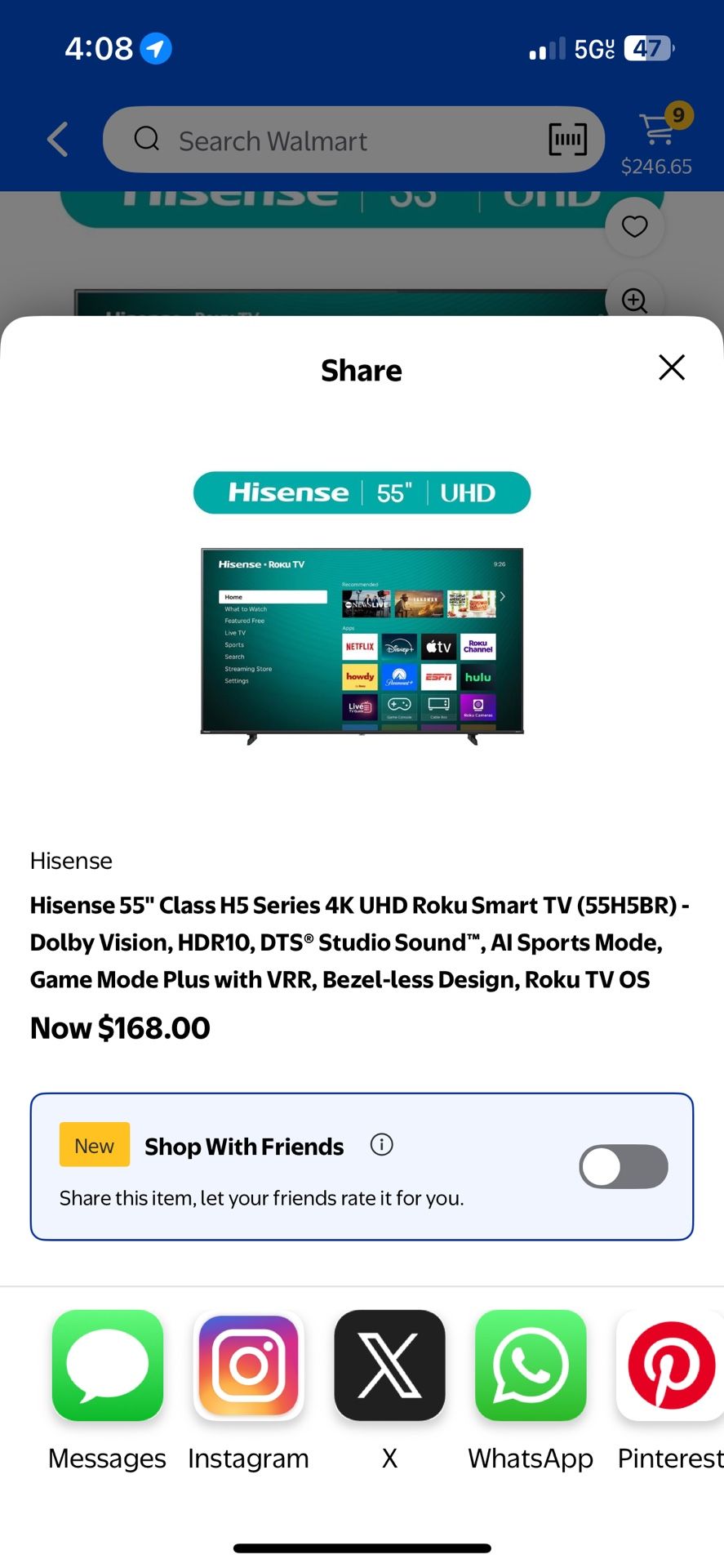 55inch Tv Roku