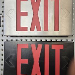 Emergency Exit Sign