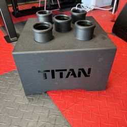 Titan Barbell Storage For 5 Bars