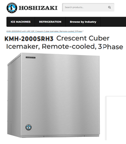 M754 ICE MAKER 2,000 POUNDS HOSHIZAKI ICE MACHINE