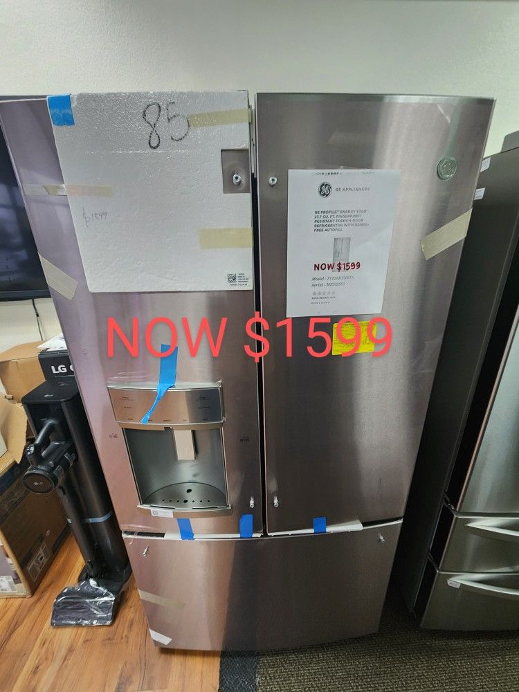 GE PROFILE Energy Star 27.7 Cu. Ft. Fingerprint Resistant French Door