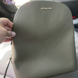 Olive Green MK Backpack 