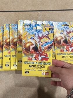 One Piece Adventure on Kami's Island Booster Packs Sealed
