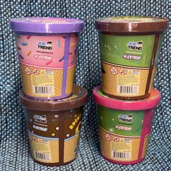 Joe Trend Ice Cream SLIME Scented Mix-In Sprinkles Bears Chocolate Chip FUN 4pk