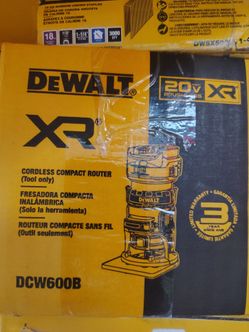 DeWalt DCW600B 20V XR Cordless Compact Router