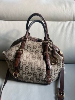 MICHAEL KORS Tan Hobo Bag
