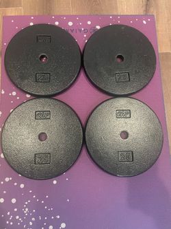 4 25lb 1 inch weight plates