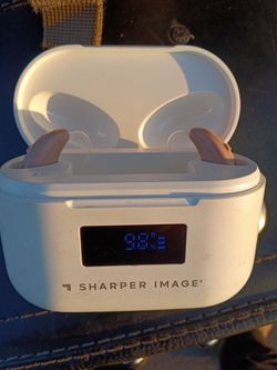 Sharper Image Hearing Aids with Charging Case