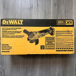 Dewalt 20v XR Grinder With Brake 