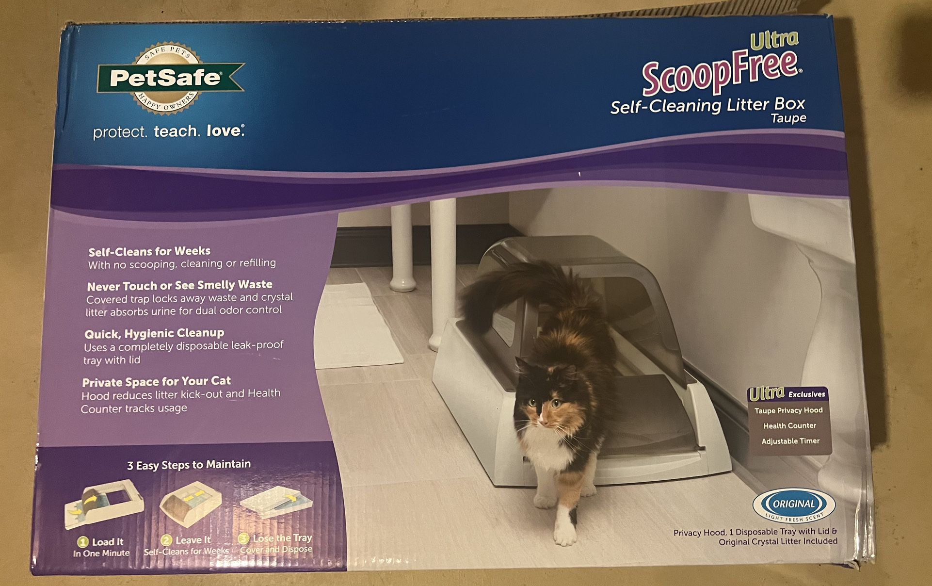 PetSafe ultra Scoop Free Litter Box with Cover And mat