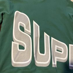 Supreme Crewneck Sweatshirt -Large - Green 