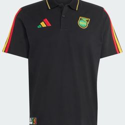 Medium Bob Marley x Adidas new limited edition black Polo shirt $40 cash, pick up in Reseda only (Tampa and Vanowen)
