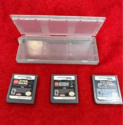 Set of Three Nintendo DS game cartridges