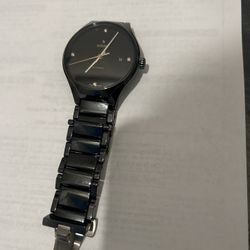 Rado True Black Ceramic Watch – Like New 