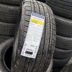 18” inch  Goodyear tires Touring. Soft ride. Size 235/55/R18.  Brand New. 