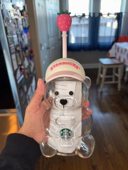 Barista Pink Bear Cup