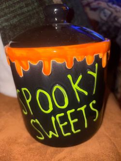 Halloween canister