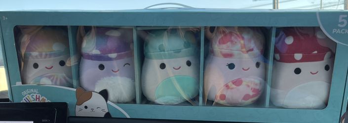 SQUISHMALLOW 5” MUSHROOM SET BNWT