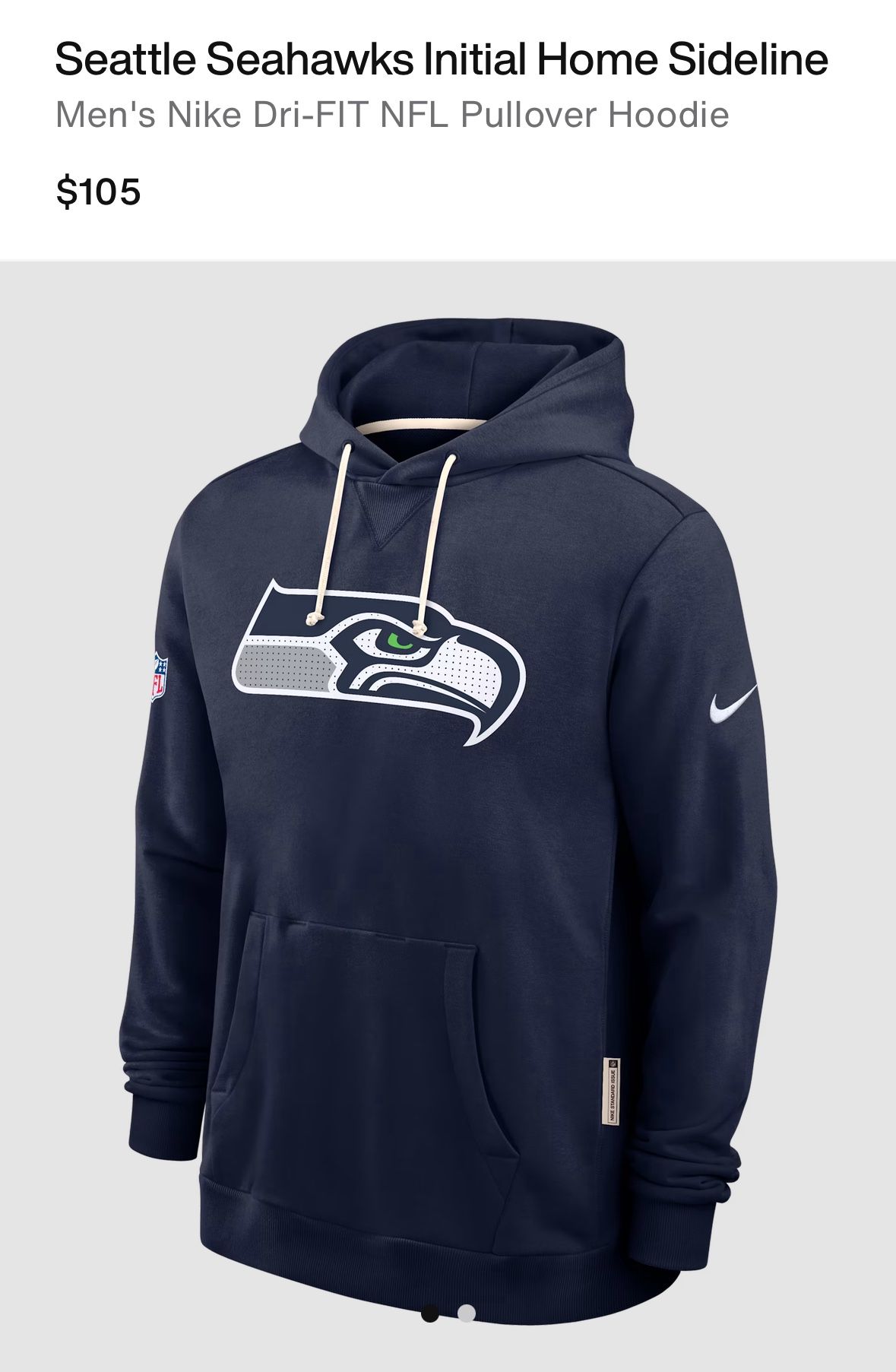Nike Seattle Seahawks Hoodie Brand New