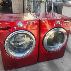 LG WASHER AND GAS DRYER SET, SIDE BY SIDE OR STACKED.✅$599✅ PLUS FREE SHIPPING AND WARRANTY