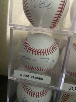 Blake trienen signed baseball dodgers coa
