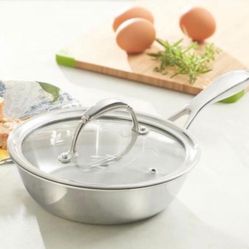 Sarten De 8” Tri Ply De Acero Inoxidable Princes House 