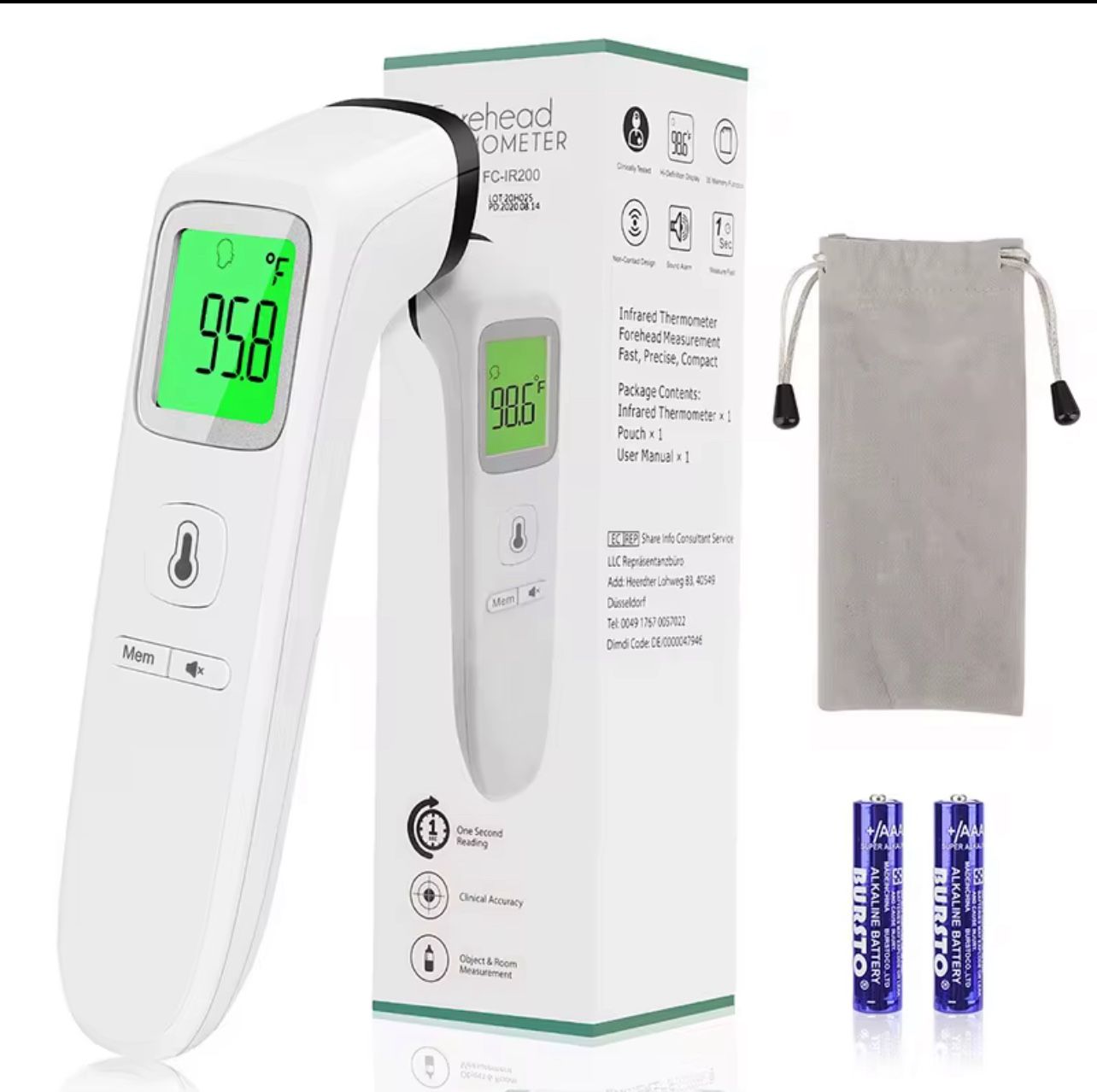 no touch thermometers