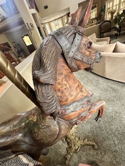 Exquisite Antique Carousel Horse