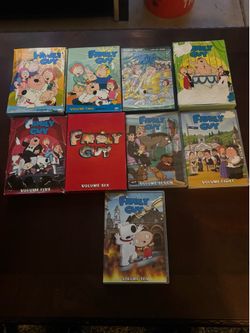 Family Guy DVD Collection Volumes 1–10 (Mostly Complete) – 27+ Discs
