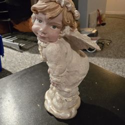 Baby Angel Statue Figure Approx 7 inch Tall Angel Cherub Child