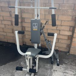 Weider Work Out Station With A Bonus Weight Rack 