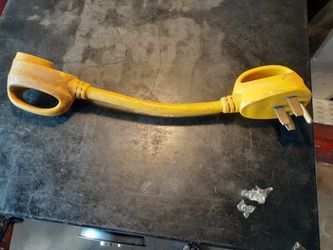 Rv electrical power cord adapter