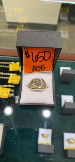 10k Mens Diamond Ring
