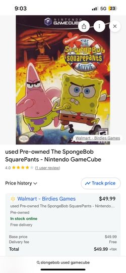 Game cube game